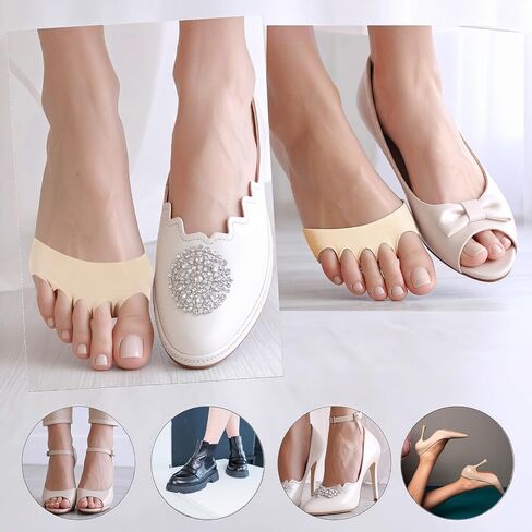 6 أزواج كرة من منصات القدم ، جوارب وسائد metatarsal تغطية أخمص القدمين الناعمة مع حشوة غير قاع غير قابلية لإعادة الاستخدام الجوارب غير المرئية للنساء الرجال العدائين راحة in Saudi Arabia