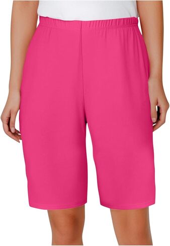 Womens Pajama Shorts Casual Summer Beach Lightweight Soft Comfy Lounge Elastic Waist Pj Bermuda Shorts with Pockets in Saudi Arabia