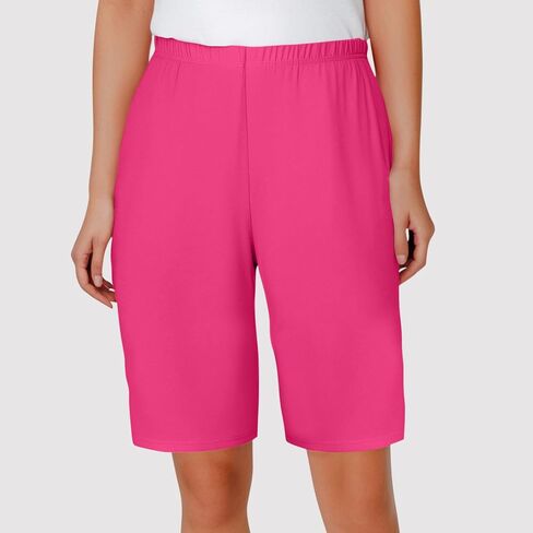 Womens Pajama Shorts Casual Summer Beach Lightweight Soft Comfy Lounge Elastic Waist Pj Bermuda Shorts with Pockets in Saudi Arabia