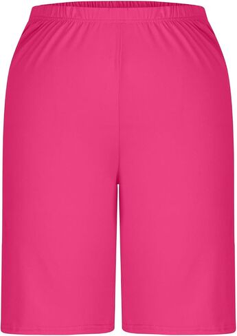 Womens Pajama Shorts Casual Summer Beach Lightweight Soft Comfy Lounge Elastic Waist Pj Bermuda Shorts with Pockets in Saudi Arabia