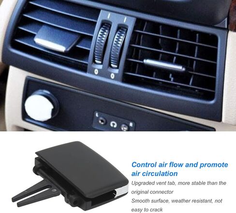 علامة تبويب تنفيس تكييف الهواء ، Universal ABS Car Care Air Tab Tab Air Tab Black Car Interior Excaptory Presentory for C Class 2008–2010 in Saudi Arabia