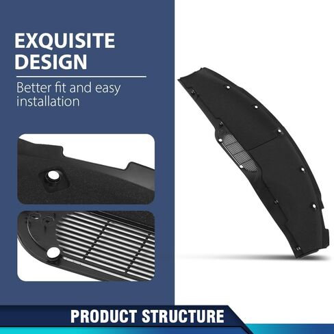 PIT66 Upper Dash Pad Panel Compatible with Chevy Camaro Pontiac Firebird 1997-1999 10422746 Black in Saudi Arabia
