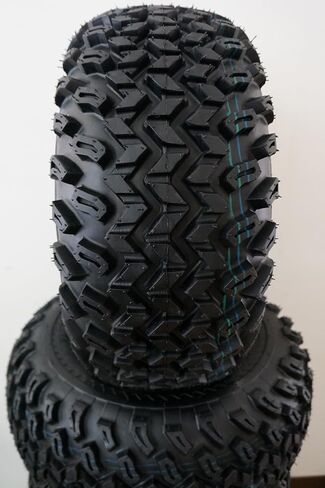 10 "Bulldog Black Wheels و 22x11-10 All Terrain Golf Cart - مجموعة من 4 in Kuwait