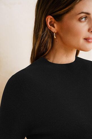 Arach&Cloz Women's Wool Blend Summer Seamless Rip Resistant Tops Opaque Shirts in Saudi Arabia