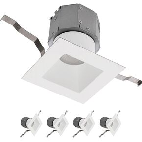 WAC Lighting, Pop-in 4in LED Square New Construction Recessed Kit 3000K in 5-CCT Selectable 2700K-3000K-3500K-4000K-5000K in Kuwait
