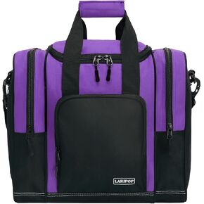 حقيبة كرة البولينج لكرة واحدة، حقيبة بولينج 2022 لحمل كرة البولينج مع حامل مبطن - تناسب الأحذية حتى مقاس الرجال 14 وإكسسوارات البولينج in Kuwait