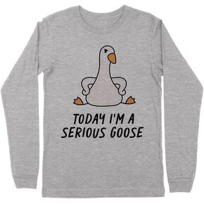 Today I'm a Serious Goose Kids Long Sleeve T-Shirt Youth in Saudi Arabia
