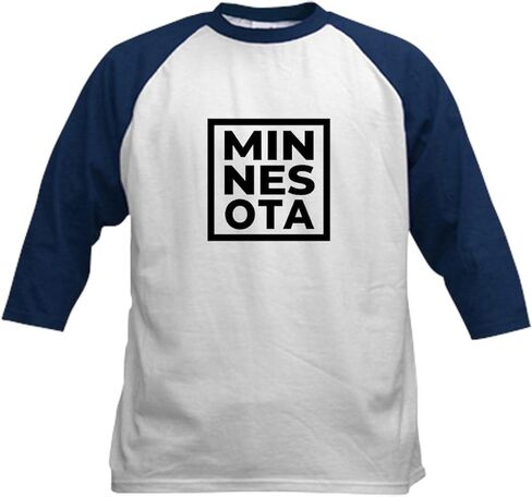 Cafepress Minnesota Pride Men Men Men Women K البيسبول Jersey Kids Cotton Baseball Jersey ، 3/4 Raglan Sleeve Shirt in Saudi Arabia