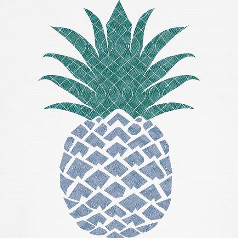 CafePress Blue Gray Pineapple Cute Women Gir Baseball Jersey Kids Cotton Baseball Jersey, 3/4 Raglan Sleeve Shirt in Saudi Arabia