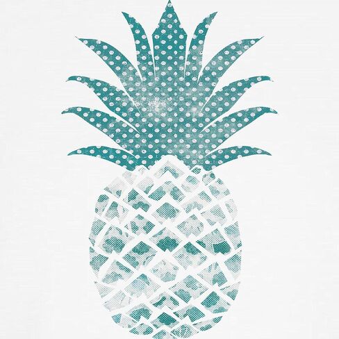 CafePress Light Turquoise Pineapple Cute WOM Baseball Jersey Kids Cotton Baseball Jersey, 3/4 Raglan Sleeve Shirt in Saudi Arabia