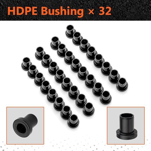 Suspension Front & Rear A-Arm Bushings Kit HDPE Heavy Duty Control Arm Bushing Set Compatible with Polaris Ranger 500 700 2005-2008 in Kuwait
