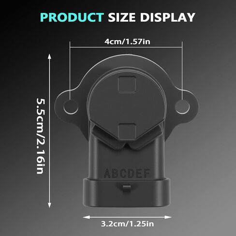 TPS Throttle Position Sensor fits F-250 Super Duty, Silverado 1500, Sierra 1500, Tahoe, Yukon, Suburban 1500, Express 3500, Escalade, Savana 3500 Replaces TH298, 2001447, 4C3Z9B989B in Saudi Arabia