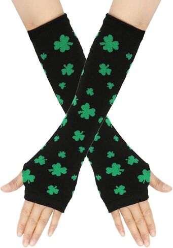 Fingerless Gloves For Women Striped Am Warmers Adult Hand Warmer Glove in Saudi Arabia