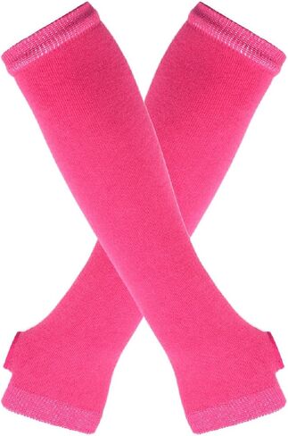 Fingerless Gloves For Women Striped Am Warmers Adult Hand Warmer Glove in Saudi Arabia