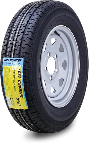مجانية مقطورة الإطارات المقطورة المجانية ST185/80R13 6-PLY C 94M 5 LUG على 4.5 " in Kuwait