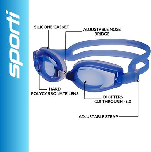 Sporti Antifog Optical Pro II Goggle - Smoke Lens/Smoke Frame in Saudi Arabia