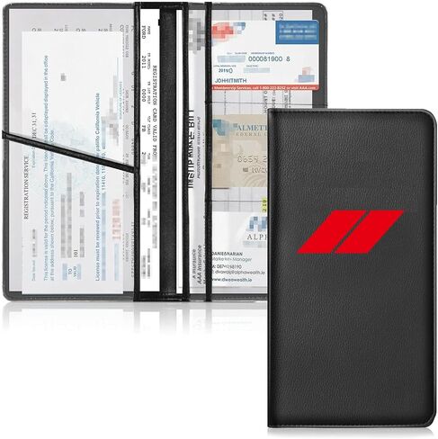 Leather Car Registration and Insurance Cards Holder, Vehicle Glove Box Car Organizer Documents License Compatible with Jeep Wrangler JL JLU 2018-2025 & Gladiator JT Auto Interior Accessories in Saudi Arabia