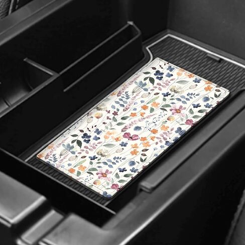Leather Car Registration and Insurance Card Holder, Cute Car Accessories Vehicle Glove Box Car Organizer for Documents, Cards, License Black White Checkerboard in Kuwait