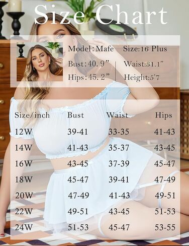 Avidlove Plus Size Garter Lingerie Set Mesh Ruffle Cosplay Lingerie with Mini Skirt 3 Piece Lingerie Set in Kuwait