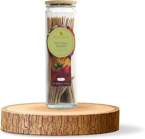 Velvet Musk Incense Sticks - Set of 80 (6" Each) in Glass Jar | Natural & Non-Toxic (Sleep) in Saudi Arabia