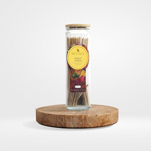 Velvet Musk Incense Sticks - Set of 80 (6" Each) in Glass Jar | Natural & Non-Toxic (Sleep) in Saudi Arabia