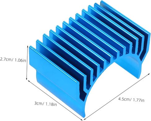 Homoyoyo Motor Heat Sink Compatible Brushed Motors Enhanced Cooling Alloy Radiator for Rc Cars Trucks Engines Construction in Saudi Arabia