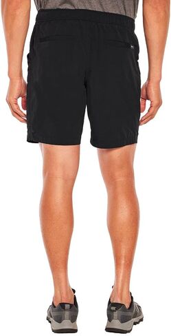 Eddie Bauer Ripstop Tech Pull On Mens Summer Shorts, Cargo Shorts with Pockets, Men's Clothing Essentials - Black X-Large in Saudi Arabia