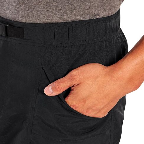 Eddie Bauer Ripstop Tech Pull On Mens Summer Shorts, Cargo Shorts with Pockets, Men's Clothing Essentials - Black X-Large in Saudi Arabia