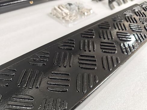2pcs الخطوة الجانبية تناسب لاند روفر Defender 110 130 2020-2024 2025 L663 4Door Running Podal Rail Board (Glossy Black Vintage Style) in Kuwait