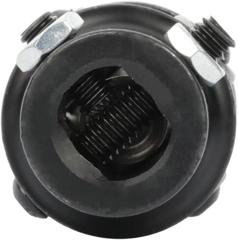 Single 3/4-30 Spline X 3/4" Dd Steering U-Joint Shaft Black (4Cr Alloy Steel) for Chevy for Bel Air for Biscayne for Camaro for Chevelle for Impala for Malibu for Monte Carlo for Nova in Saudi Arabia