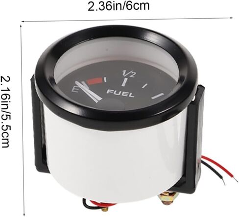 PRETYZOOM 12v Car Fuel Level Gauge Fuel Indicator Accurate Level Measurement for Vehicles Easy Installation Durable Design for Long-Term Use Suitable for Engineering and Retrofitting in Saudi Arabia