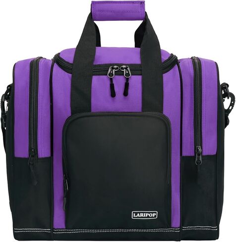 حقيبة كرة البولينج لكرة واحدة، حقيبة بولينج 2022 لحمل كرة البولينج مع حامل مبطن - تناسب الأحذية حتى مقاس الرجال 14 وإكسسوارات البولينج in Kuwait