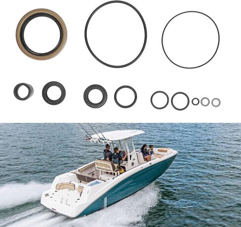 Aramox Upper Drivway Seable Seal Kit ، سبيكة معدنية استبدال الأداء المحسّن لـ Mercruiser Stern Drive One Gen II Fits 1991-1998 Model in Saudi Arabia