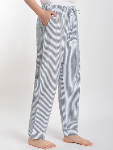 Latuza Women's Petite Seersucker Pajama Pants Cotton Pj Lounge Bottoms in Saudi Arabia