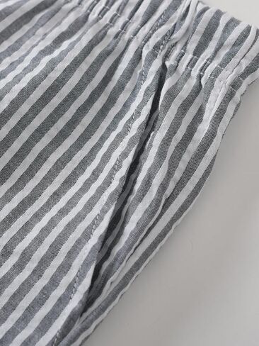 Latuza Women's Petite Seersucker Pajama Pants Cotton Pj Lounge Bottoms in Saudi Arabia