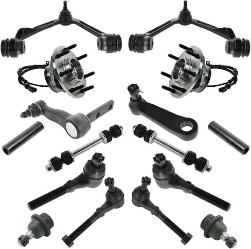 مكافحة الذراع الأمامية مفصل TIE ROD محور التعليق مجموعة التوجيه 16PC 16 قطعة لفورد ل F150 2000-2003 & Heritage 2004 ل F250 1997-1999 in Saudi Arabia