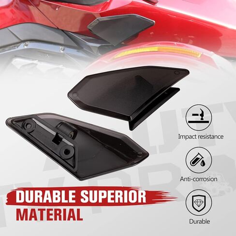 A & UTV PRO LOWER DIPLECTORS ALPLECTORS LOMED RET FOR SPYDER RT ، أجنحة انحراف الهواء الجانبي من أجل CAN-AM Spyder RT 2020-2025 ، استبدل OEM # 219401088،2pcs in Kuwait