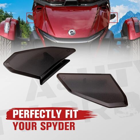A & UTV PRO LOWER DIPLECTORS ALPLECTORS LOMED RET FOR SPYDER RT ، أجنحة انحراف الهواء الجانبي من أجل CAN-AM Spyder RT 2020-2025 ، استبدل OEM # 219401088،2pcs in Kuwait