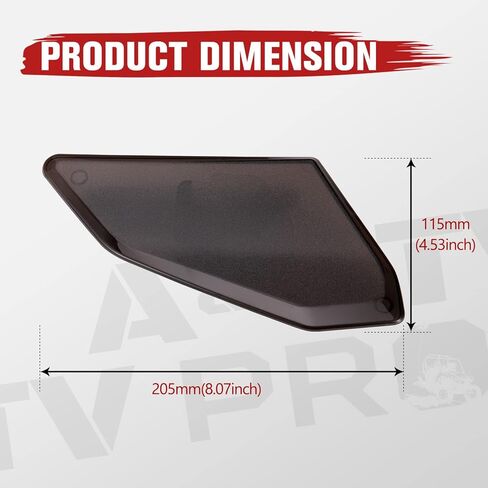 A & UTV PRO LOWER DIPLECTORS ALPLECTORS LOMED RET FOR SPYDER RT ، أجنحة انحراف الهواء الجانبي من أجل CAN-AM Spyder RT 2020-2025 ، استبدل OEM # 219401088،2pcs in Kuwait