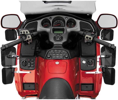 National Cycle Mirror Mount 2-Piece Dark Tint Wing Deflectors for Honda 2001-20 - One Size in Saudi Arabia
