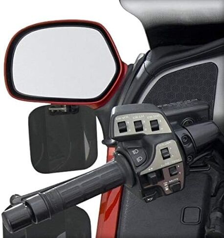 National Cycle Mirror Mount 2-Piece Dark Tint Wing Deflectors for Honda 2001-20 - One Size in Saudi Arabia