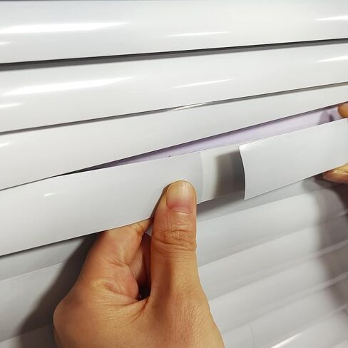12 PCS Slats أفقي بديلة استبدال ، أبيض 1 بوصة 1 بوصة فينيل مصغرة علامات الإصلاح الأعمى الأفقي ، أعمى لشرائح بديلة بديلة الستائر الأفقية (1 "W × 3" L) ، 6 مع ثقوب السلسلة ، 6 بدون in Kuwait