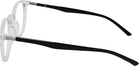 OPULIZE Met 2 Pack Large Mens Womens Grey Clear Black Arms Reading Sunglasses Reading Glasses UV400 SS60-7C in Saudi Arabia