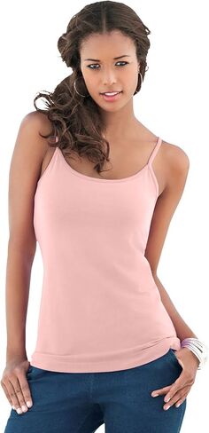 Roaman's Women's Plus Size Bra Cami مع أحزمة قابلة للتعديل in Kuwait