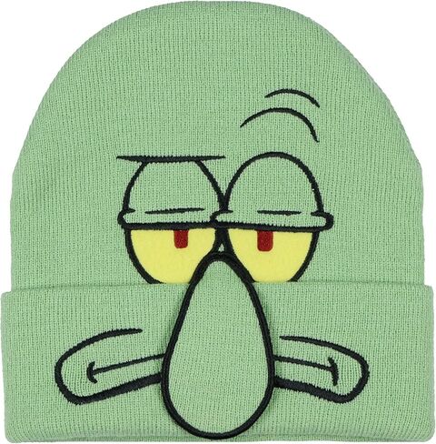 Nickelodeon Spongebob Squarepants and Friends Adult Character Cuffed Beanie Hat for Men and Women in Saudi Arabia