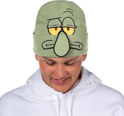 Nickelodeon Spongebob Squarepants and Friends Adult Character Cuffed Beanie Hat for Men and Women in Saudi Arabia