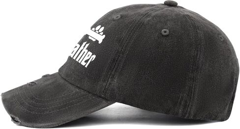 Golden Retriever Dad Hat The Dogfather Dad Hat for Women Funny Denim Dad Hat Adjustable in Saudi Arabia