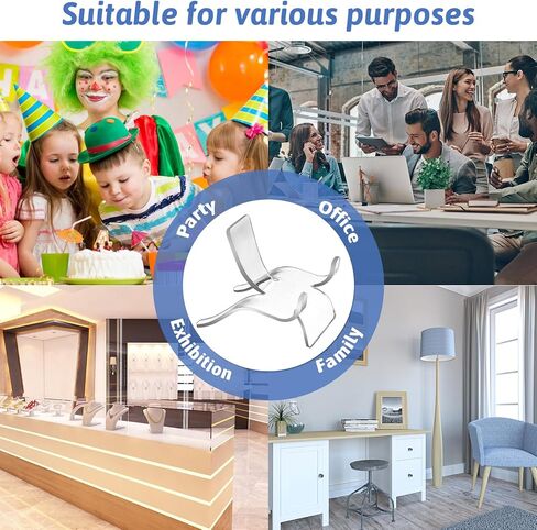 72pcs عرض شاشة الصخور ، 3 أحجام أكريليك صافية حامل الكريستال Mini easel يقف لعرض الحجارة الجيوود الجيوديس المعدنية العقيق الحجر الأحجار الكروية والمقتنيات الصغيرة in Saudi Arabia