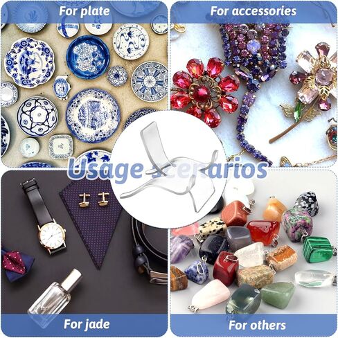 72pcs عرض شاشة الصخور ، 3 أحجام أكريليك صافية حامل الكريستال Mini easel يقف لعرض الحجارة الجيوود الجيوديس المعدنية العقيق الحجر الأحجار الكروية والمقتنيات الصغيرة in Saudi Arabia
