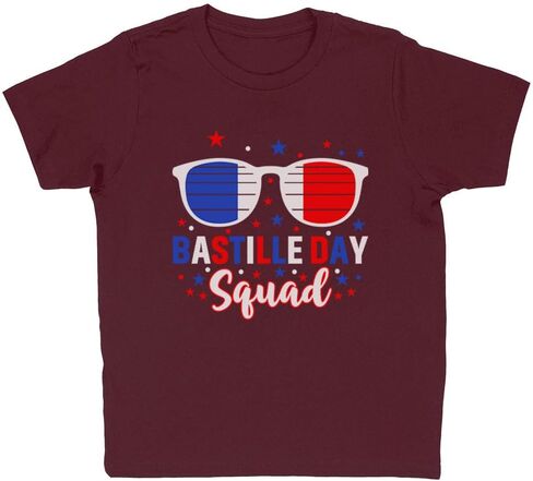 Bastille Day Squad Kids T-Shirt Youth in Kuwait